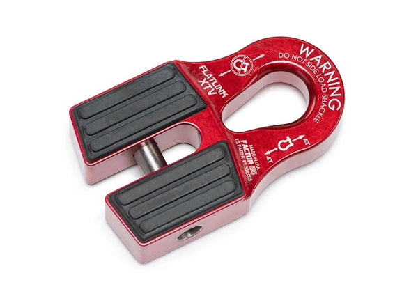 Factor 55 FLATLINK XTV WINCH SHACKLE MOUNT -- RED (00070-01)