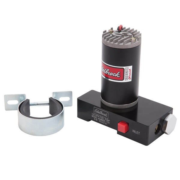 Edelbrock Quiet-Floâ„¢ In-Line Black Electric Fuel Pump - 120 GPH