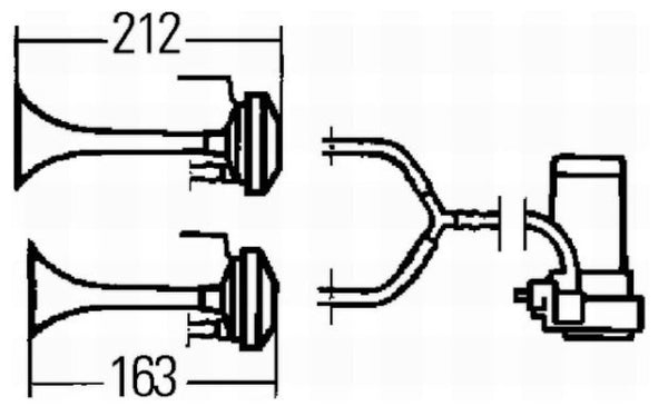 HELLA Accessory Horn 003001661