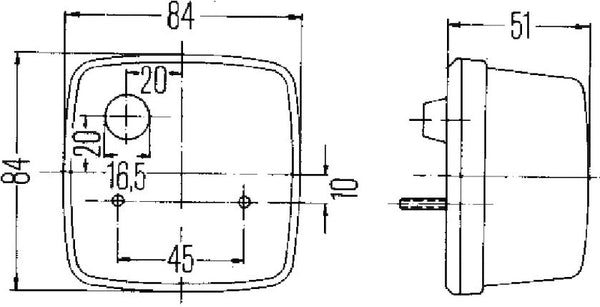 HELLA Turn Signal Light 003014011