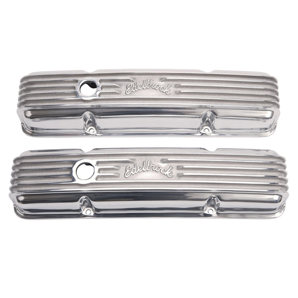 Edelbrock Classic Series Valve Cover for Chevy 262-400 V8 1959-86 — Polished