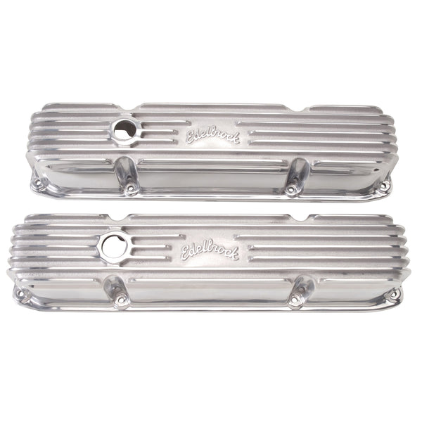 Edelbrock Couvre-culbuteurs série Classic pour Chrysler Big-Block 383/440 — poli