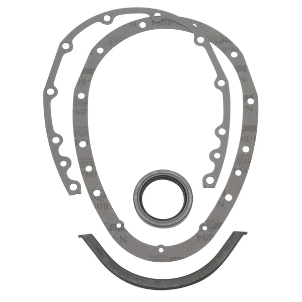 Edelbrock Replacement Timing Cover Gasket #4243 For SB Chevy, Fits 2-Piece Part #4242
