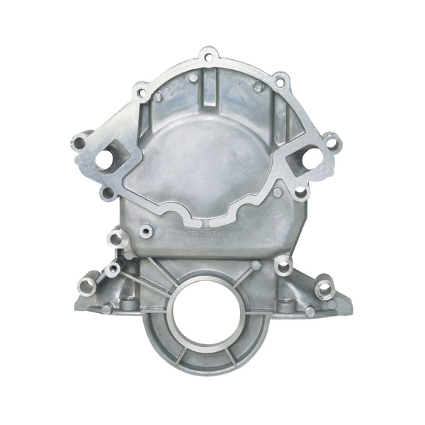 Edelbrock SBF Timing Cover, 86-93 5.0L & 88-Later 351W W/ Reverse Rotation Pump