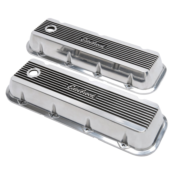 Edelbrock Elite II Valve Covers for Chevy Big-Block V8 1965 & Later.