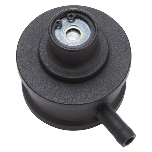 Edelbrock Round Push-in Breather Look PCV Billet Aluminum - Black