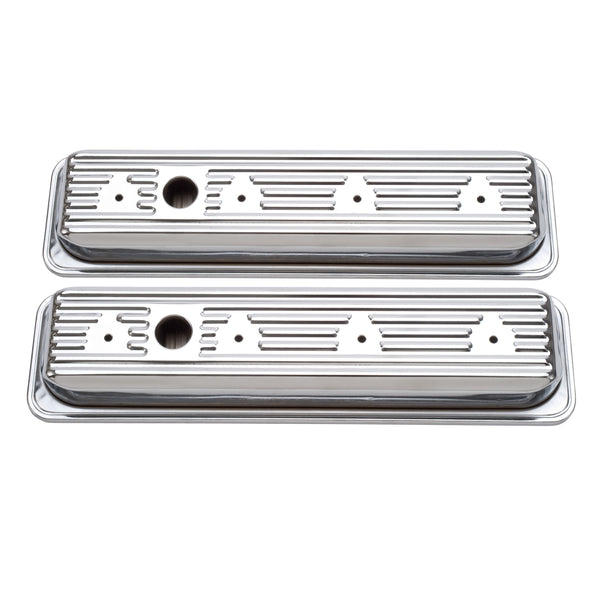 Edelbrock Signature Series Valve Covers for Chevrolet 262-400 87-95 Centerbolt
