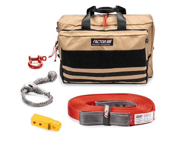 Factor 55 OWYHEE RECOVERY KIT (YELLOW HITCHLINK AND LARGE BAG) Winch Accessory Kit