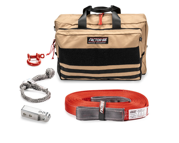 Factor 55 OWYHEE RECOVERY KIT (SILVER HITCHLINK AND LARGE BAG) Winch Accessory Kit