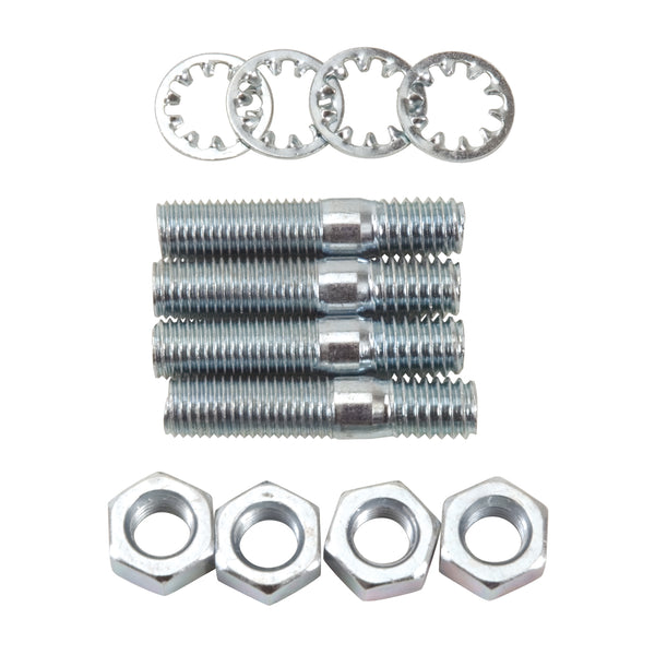 Edelbrock Carburetor Stud Kit - (5/16"-18 x 1-1/2") in Zinc Finish