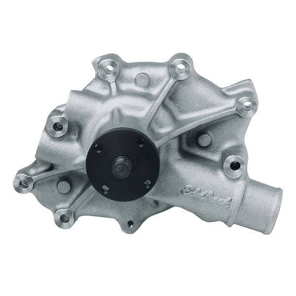 Edelbrock Water Pump Ford 5.0 V8 Reverse Rotation in Satin Finish