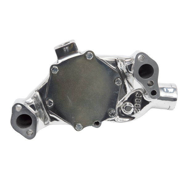 Edelbrock Water Pump for Small-Block Chevy Street Rods in Polished Finish