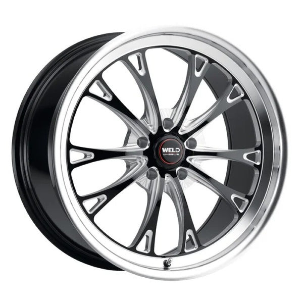 Weld Roue Belmont Beadlock 15x10 / 5x120 BP / ET45 BS 7.27 diamètre 78.1 - noir brillant usiné