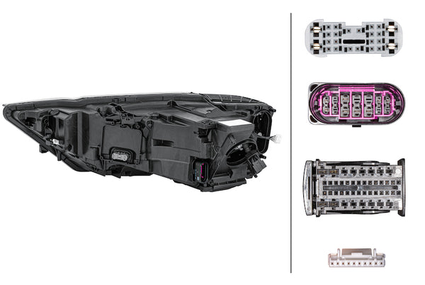 Hella Headlight Assembly — 2019-2020 Audi A8 Quattro (HEL012865461)