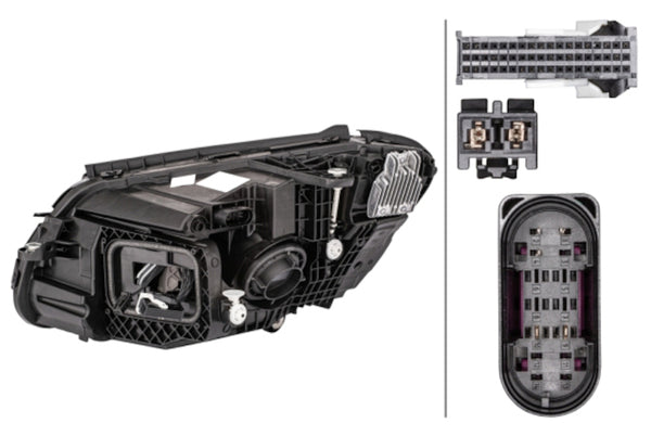 Hella Headlight Assembly — 2019-2020 Mercedes-Benz C300 (HEL013063561)
