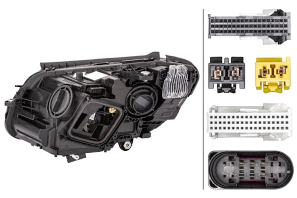 Hella Headlight Assembly — 2019 Mercedes-Benz C300 (HEL013063661)