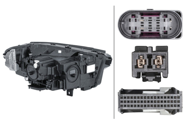 Hella Headlight Assembly — 2021-2022 Mercedes-Benz GLA250 (HEL013074651)