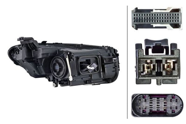 Hella Headlight Assembly — 2020-2021 Mercedes-Benz CLS450 (HEL015619651)