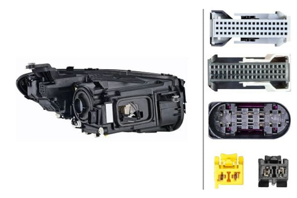 Hella Headlight Assembly — 2020-2021 Mercedes-Benz CLS450 (HEL015619751)