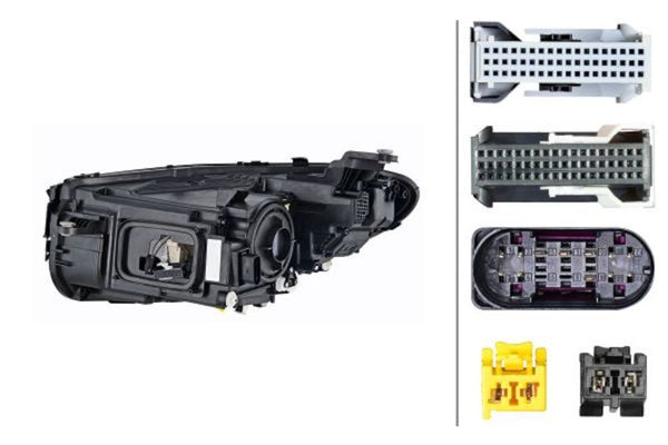Hella Headlight Assembly — 2020-2021 Mercedes-Benz CLS450 (HEL015619761)
