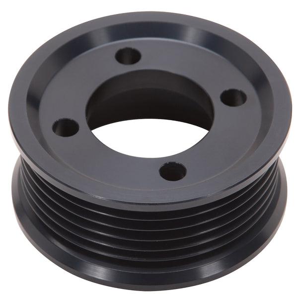 Edelbrock 2.65" 6-Rib E-Force S/C Pulley in Black Finish for Stage 3 - Pro Tuner System