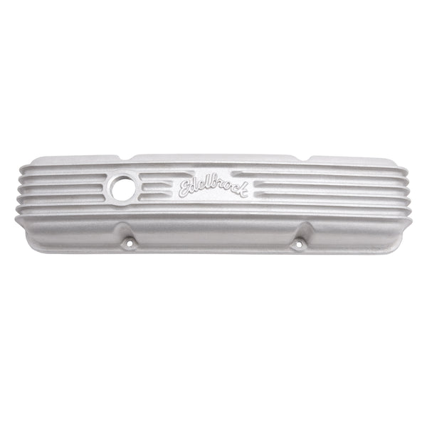 Edelbrock Classic Series Valve Cover for Chevy 262-400 V8 1959-86 — Satin (41449)
