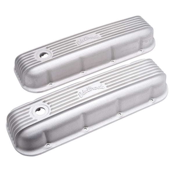 Edelbrock Classic Series Valve Cover for Chevy Big-Block V8 1965 & Later — Satin