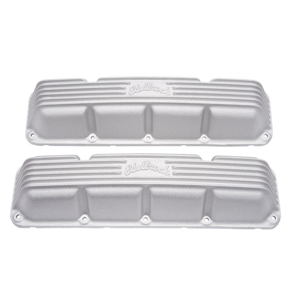 Edelbrock Couvre-culbuteurs série Classic pour AMC/Jeep 290-401 V8 1967-91 — satiné