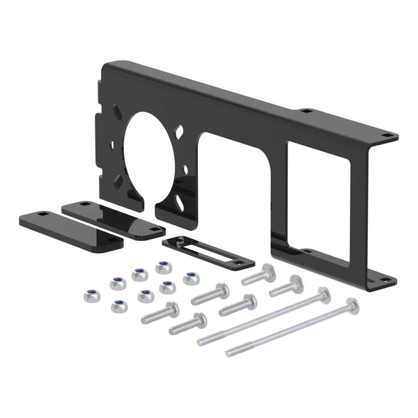 CURT Support combiné Easy Mount 4 voies ou 5 voies et 6 voies ou 7 voies pour attelage à récepteur de 2 po