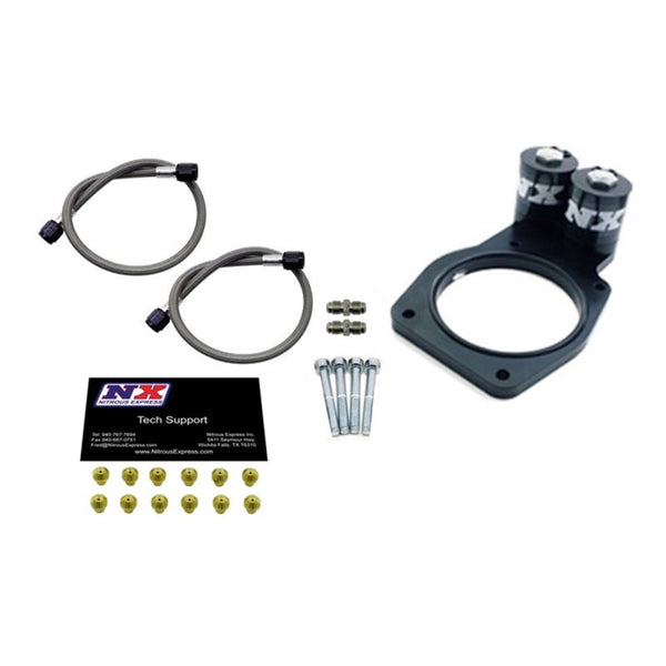 Nitrous Express Conversion de plaque d'oxyde nitreux EFI avec solénoïdes fixés 10-15 Chevrolet Camaro (5th Gen)