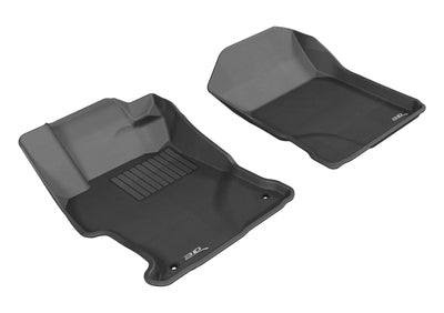 3D MAXpider Tapis de sol Kagu 1re rangée 2012-2013 Honda Civic - noir