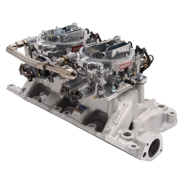 Edelbrock RPM Air-Gap Dual-Quad Manifold and Carb Kit — Small-Block Ford 289-302 (2035)