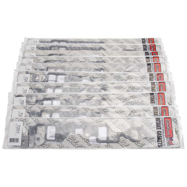Edelbrock Intake Manifold Gasket for 1958-1986 Small-Block Chevy - 10 Pack