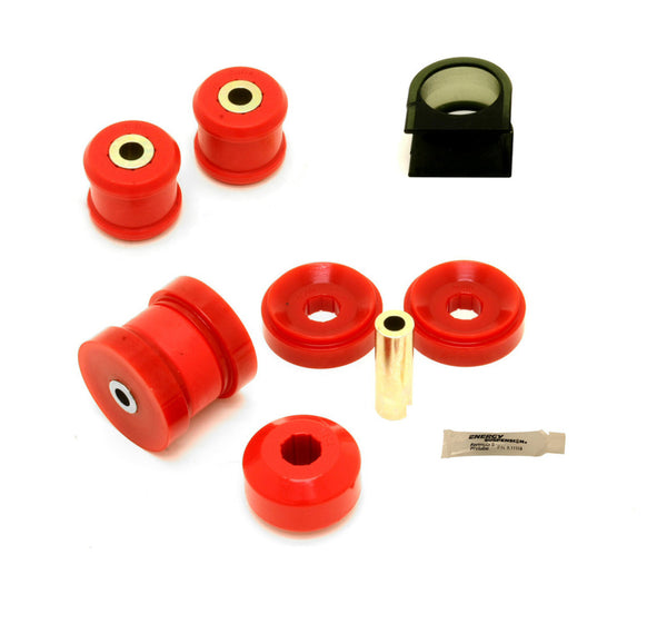 BMR Ensemble de coussinets de suspension avant (BK008 BK018 BK019) 10-15 Camaro 5e génération - noir/rouge