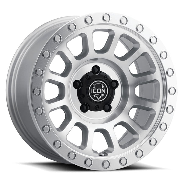 Icon Vehicle Dynamics Icon Alloys Hulse Silver Machined 17 X 8.5 / 6 X 5.5 / 0 mm / 4.75" Bs