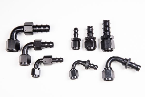 Radium Engineering Embout de boyau Pushlok droit 6AN