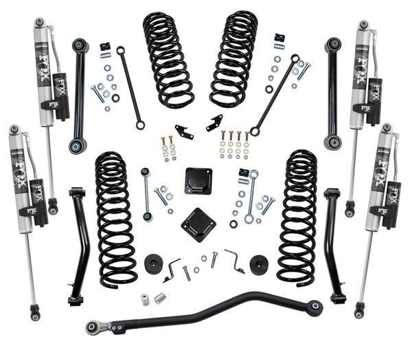 Superlift Ensemble de rehaussement à ressorts à double taux 4 po avec amortisseurs à réservoir Fox 2.0 20-22 Jeep Gladiator JT (sauf Mojave) 4WD