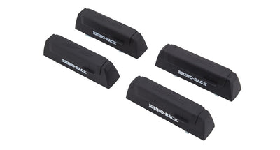 Rhino-Rack Base et couvercle de pied Quick Mount avec quincaillerie - 4 pièces