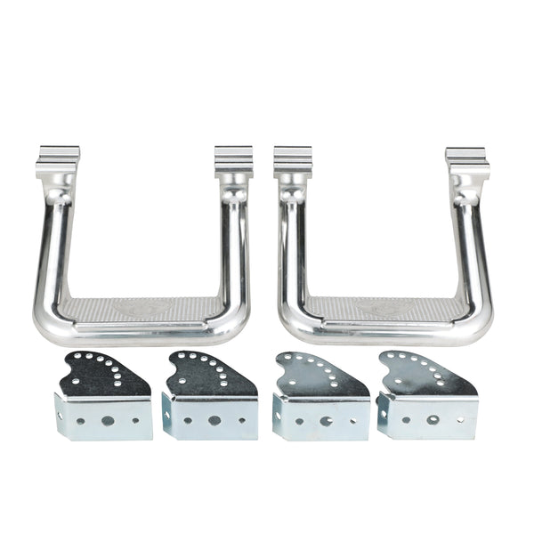 Carr HOOP II; Assist/Side Step; XM3 Polished; Pair — 1998-2011 Ford Ranger (104992)