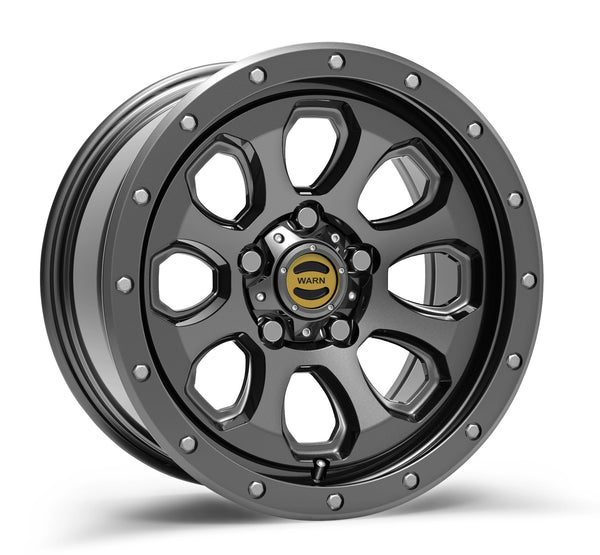 WARN Epic Moonsault Wheel - Gray 5 Lug — 2007+ Jeep Wrangler