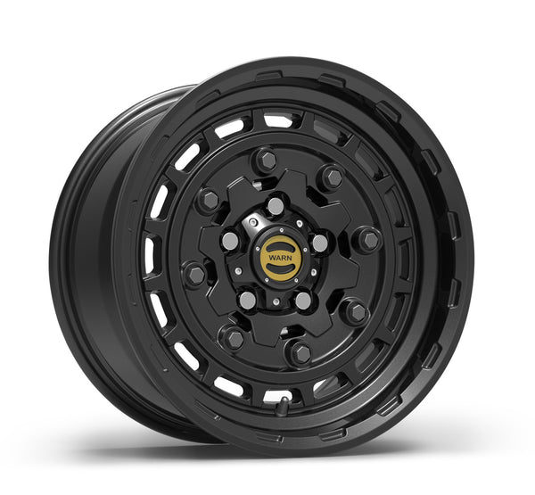 WARN Epic Jackhammer Wheel - Black 5 Lug — 2007+ Jeep Wrangler