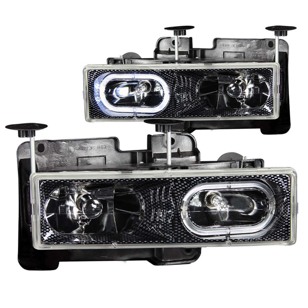 ANZO USA - Crystal Headlight Set with Halo - 111005