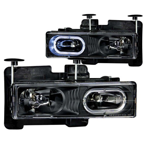 ANZO USA - Crystal Headlight Set with Halo - 111007