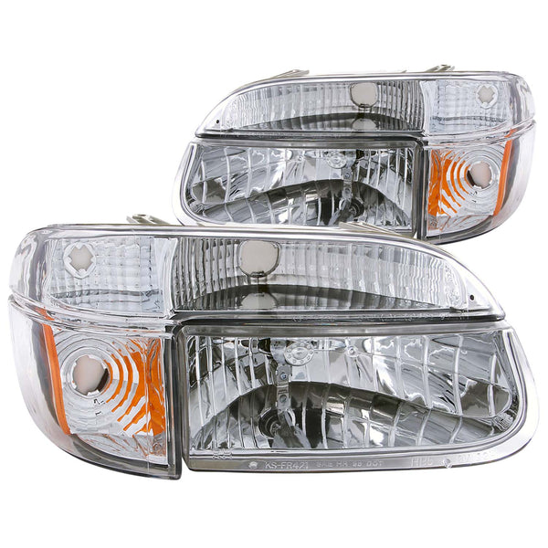 ANZO USA - Ensemble de phares cristal - 111040 — 1995-2001 Ford Explorer