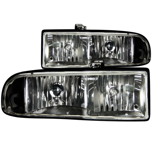 ANZO USA - Crystal Headlight Set - 111156 — 1998-2004 Chevrolet Blazer