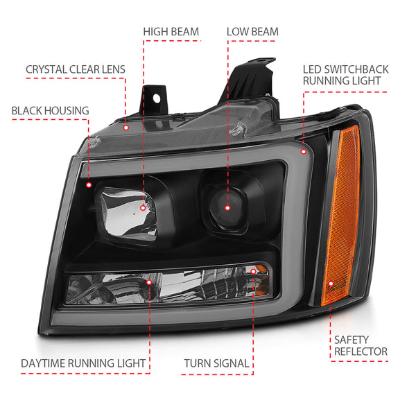 ANZO USA Phares à projecteur (111402)