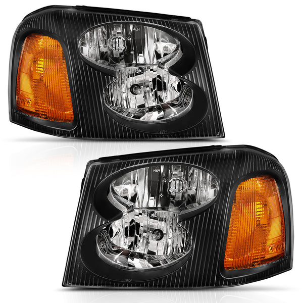 ANZO USA - Crystal Headlights - 111429 — 2002-2009 GMC Envoy