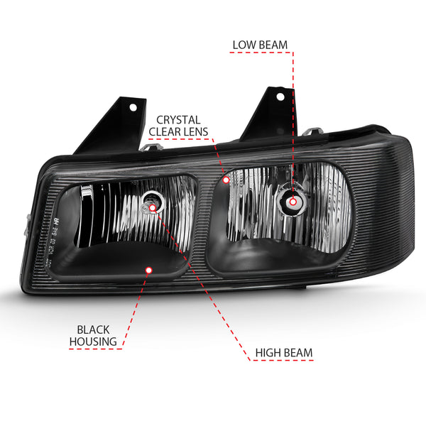 ANZO USA - Crystal Headlights - 111474