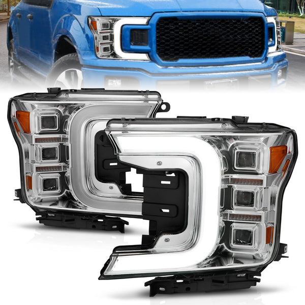 ANZO USA - Phare à projecteur à DEL - 111521 — 2018-2020 Ford F-150