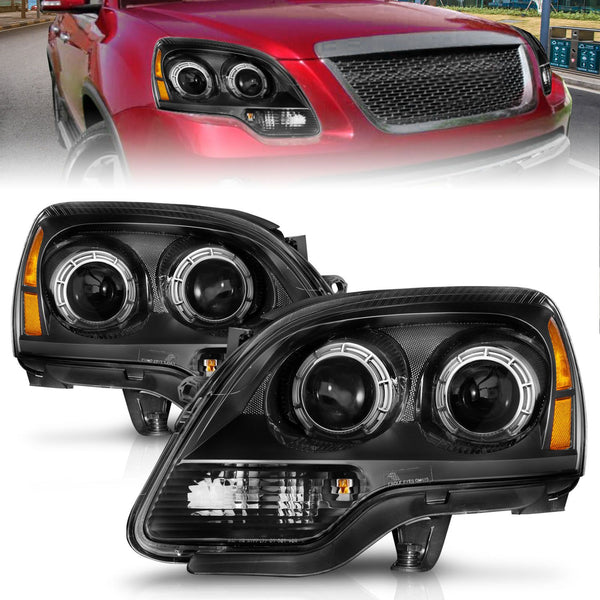 ANZO USA - Projector Headlight - 111530 — 2007-2012 GMC Acadia